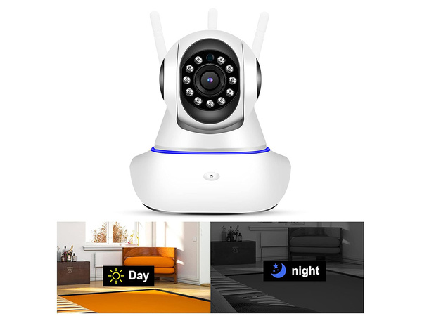 Caméra ip wifi électronique nanny orientable audio intérieur détecteur de mouvement