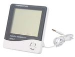 Belső lcd digitális hőmérő külső adatriasztás