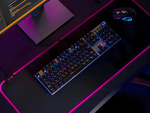 Tapis de jeu illumine rgb xl 80x30 sous la souris clavier usb