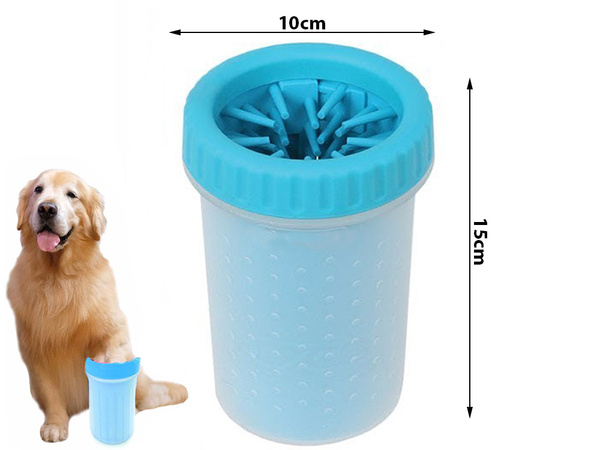 Nettoyeur de pattes pour chien chat coupe de nettoyage de pattes en silicone grand xl
