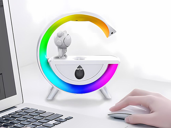 Umidificator cu difuzor bluetooth led astronaut usb mist rgb