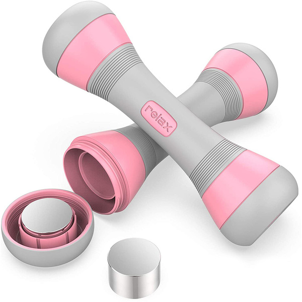 Fitness dumbbells adjustable 2 x 2 kg set of 2 pieces adjustable weight