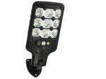 Farola solar led de exterior con sensor de movimiento y crepuscular + mando a distancia