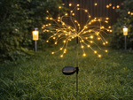 SOLAR LED GARDEN LAMP FAIRY TALE FIREWORKS ON A SKEWER FOR THE GARDEN