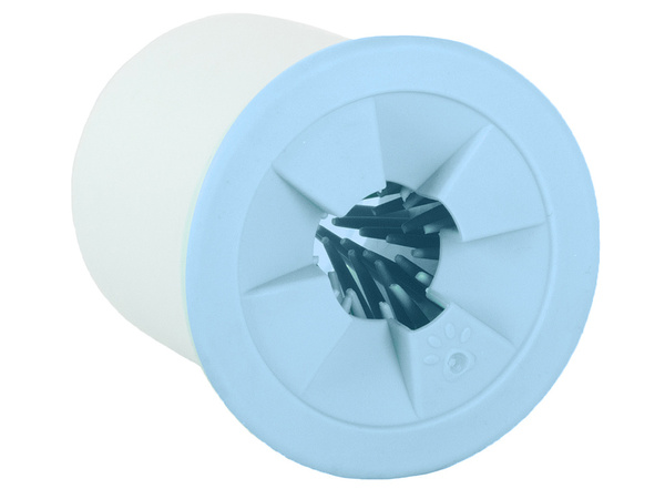 Čistilec šap za pse mačke silikonska skodelica silikonski lasje s šapo