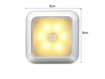 Self-adhesive motion detector staircase night light led