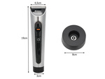 Hair clipper ceramic trimmer lcd