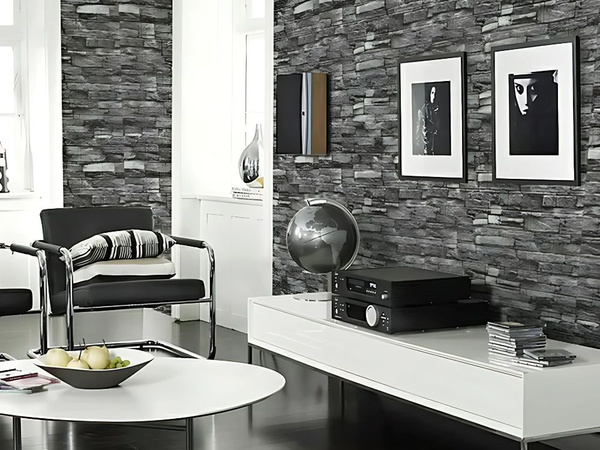 Paneles de pared 3d ladrillo gris papel pintado autoadhesivo decorativo de espuma