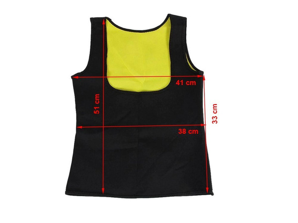 Camiseta de fitness de neopreno para mujer para adelgazar