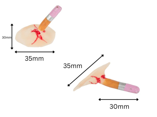 Fake wound makeup kit halloween makeup kit with blood stuck in pencil