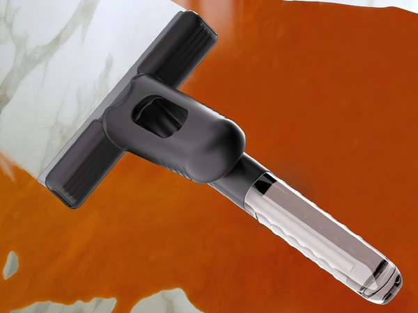 Mini mop à main avec réservoir d'eau et laveuse pour fenêtres sols meubles verre