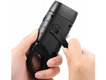 DYNAMO SOLAR TORCH 3 LED KINETIC HAND CRANK CLIP
