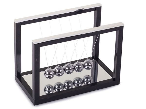 Pendulum balls newton balls desk large mirror