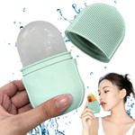 Rouleau de glace silicone masseur facial apaisant lissant