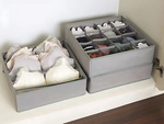 Organisateur de sous-vêtements tiroir à chaussettes boîte d'armoire ensemble de 4 pièces