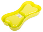 Plastic bowl for dogs cats double 150ml x 2