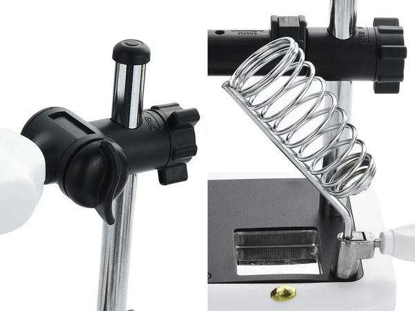 Kit de soudure troisième main loupe porte-loupe led