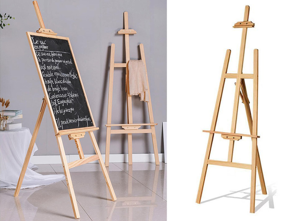 Large wooden painting easel outdoor for children and adults