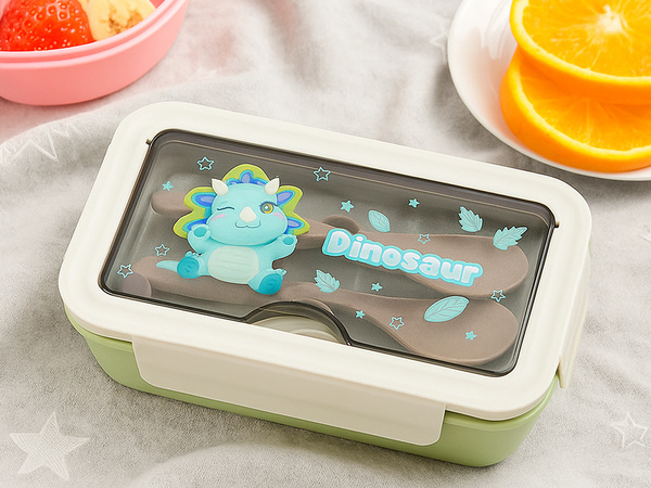 Lunchbox cutie pentru micul dejun container pentru micul dejun pentru școală compartimente tăietori