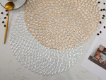 Round kitchen table mat openwork decorative table mat
