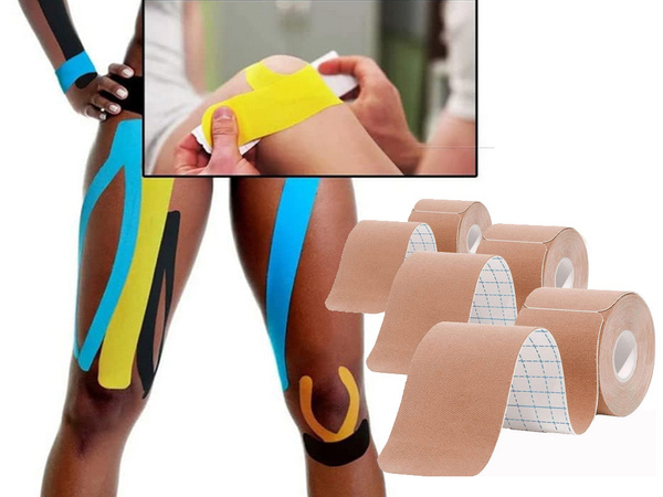 Cinta kinesiologica tejpy tejp plasters kinesiotaping sports pro 5m