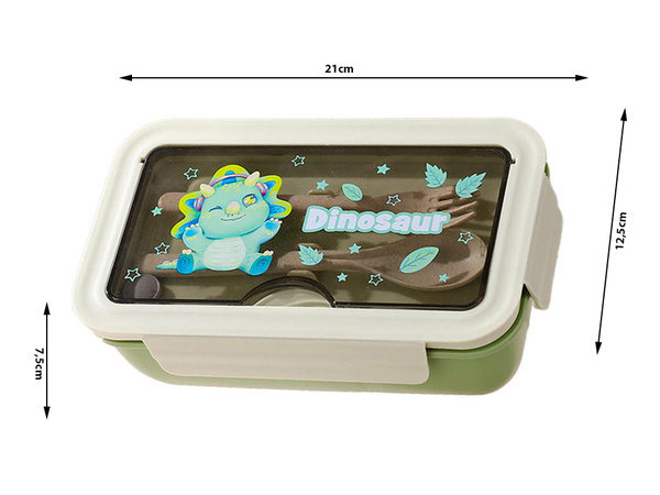 Boîte à repas boîte à petit-déjeuner boîte à petit-déjeuner pour l'école compartiments couverts