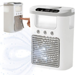 Stolný ventilátor s vodným zvlhčovačom usb rgb led 3 úrovne rýchlosti