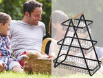Étagère de cuisine loft organisateur de cuisine à trois étages avec panier