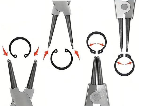 Seger's clamps gyűrűs dugattyúk készlet 4db hajlított egyenes