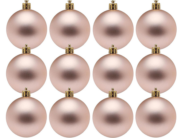 Pom de crăciun baubles 30pcs golden brilliant blinger mat