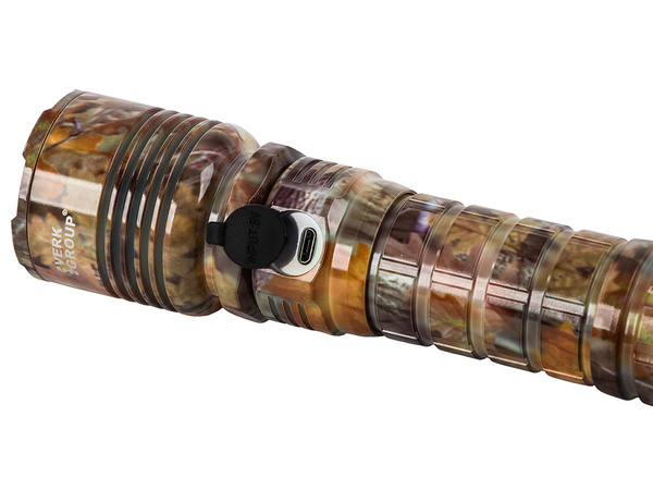 Bailong zoom cree led xhp160 usb linterna táctica