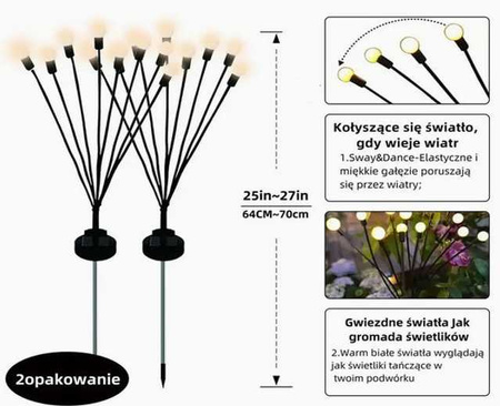 DĀRZA LAMPA 2 GAB 8 SILTAS BUMBAS (60)