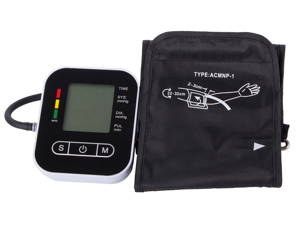 Elektrooniline ülemise käe vererõhu monitor lcd ekraan rütmihäired akupakett