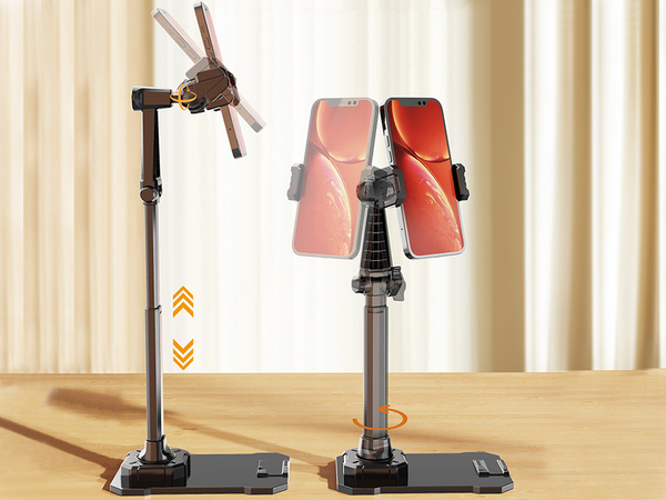 Soporte para teléfono soporte para tableta giratorio ajustable para películas