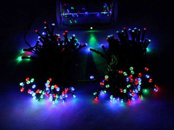 Indoor christmas tree lights multicolour 200 led lighting 8 programmes