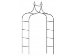 Pergola de jardin support de fleurs pour plantes grimpantes arche pour rosiers métal décoratif