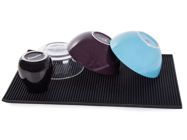 Dish drying mat drainer bar dryer