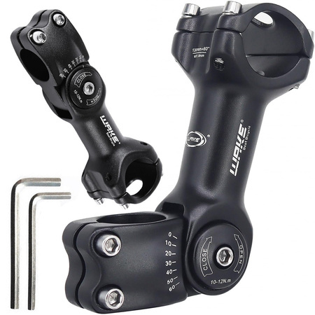 Potencia de manillar ajustable para bicicletas ahead 28.6/31.8mm