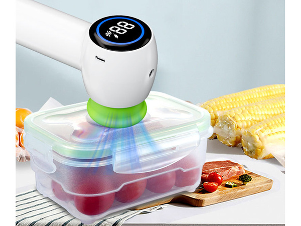 Food vacuum pump for vacuum bags jars electric + bags