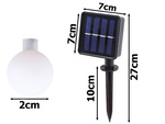 Napkollektoros kerti füzér fények 40 led több színű