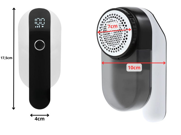 Golarka do ubrań zmechaceń swetrów tkanin tapicerki duża lcd elektryczna