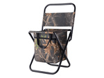 Fishing chair with backrest and thermal bag