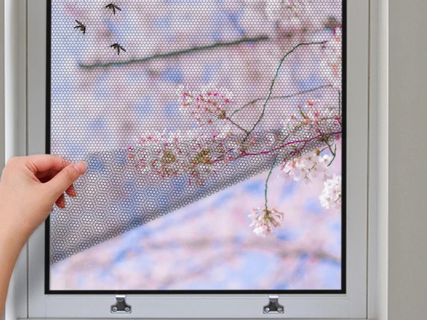 Black insect screen window netting 150x130cm