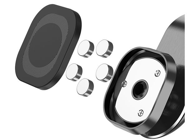 Support magnétique pour grille de téléphone