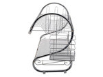 Double-decker stand-up dishwasher drainer