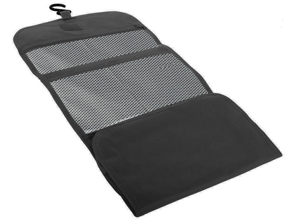 Vanity case pliable organiseur de salle de bain avec cintre