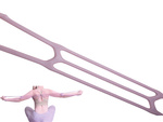 Thigh fitness rubber exercise expander