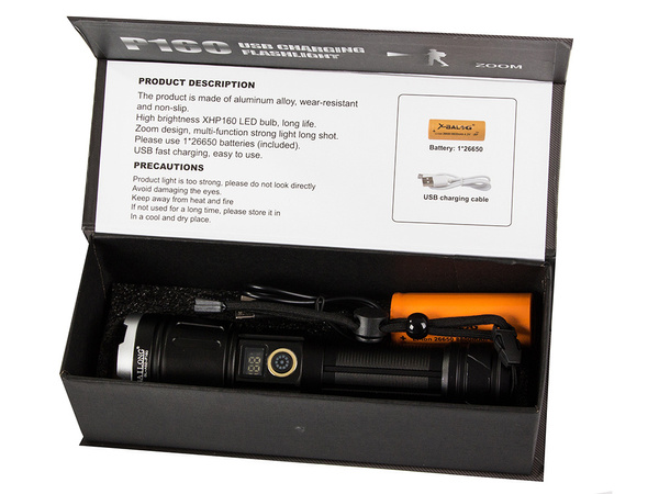 Militar bailong a condus torță tactică xhp160 zoom