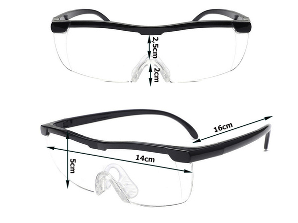 Lunettes loupe grande vision 160% zoom