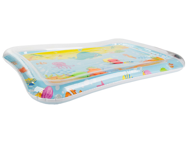 Inflatable sensory water mat for toddlers to play on